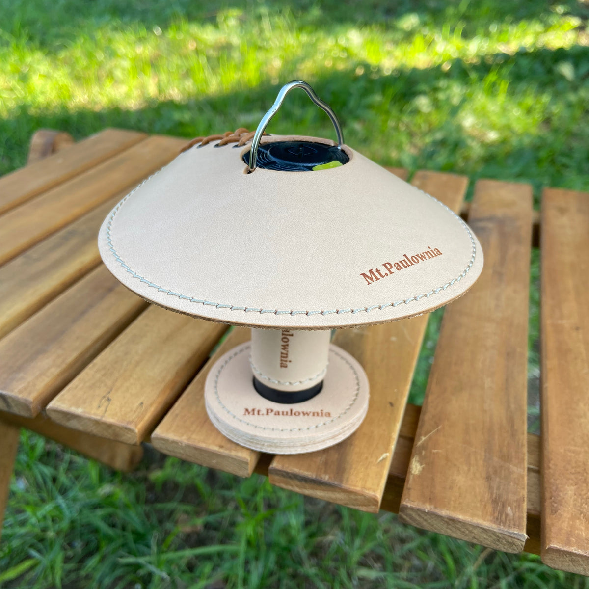 殴シェード + ウッドカバー + Lighthouse Micro GOALZERO Lighthouse Micro/Micro FLASHヌメ革シェード | What Will be